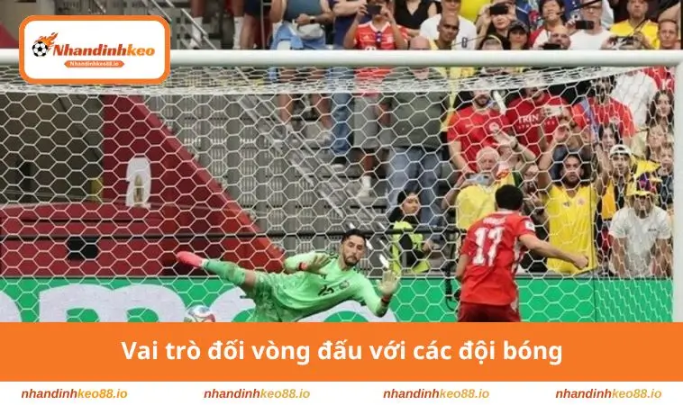 Vai trò đối vòng đấu với các đội bóng